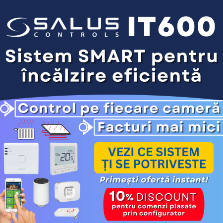 Piesecentrale.ro prezinta Configurator sistem incalzire inteligent Salus IT600