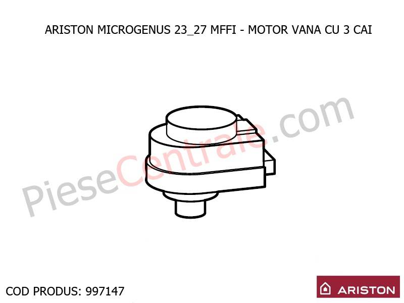 Poza Motor pentru vana cu 3 cai centrala termica Ariston MICROGENUS MFFI