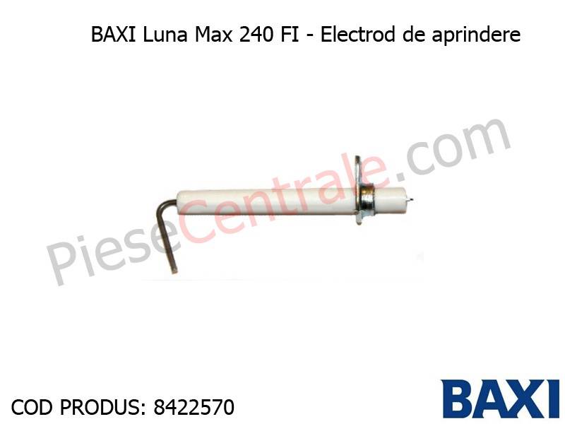 Poza Electrod de aprindere Baxi Luna Max 240 FI, Eco, Eco3 Compact