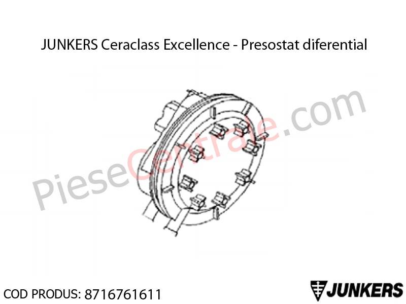 Poza Presostat diferential centrala termica Junkers Ceraclass Excellence