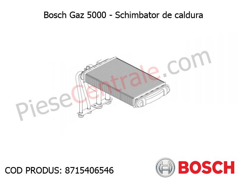 Poza Schimbator de caldura centrala termica Bosch Gaz 5000, 4000W, Buderus Logamax U042