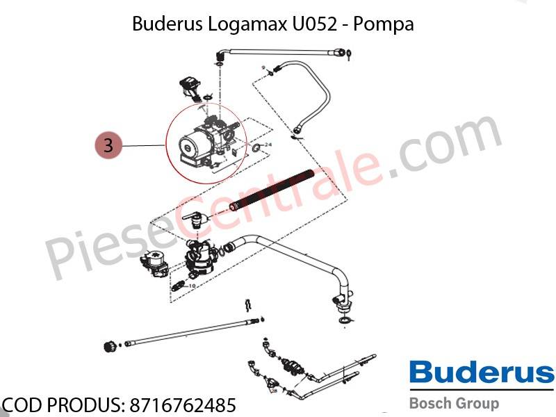 Poza Pompa centrala termica Buderus Logamax U052
