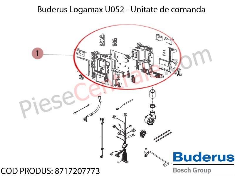 Poza Unitate de comanda centrala termica Buderus Logamax U052