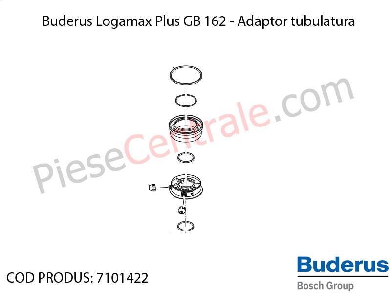 Poza Adaptor tubulatura centrala termica Buderus Logamax Plus GB 162