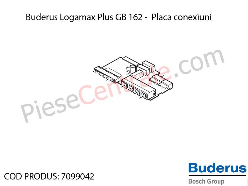 Poza Placa conexiuni centrala termica Buderus Logamax Plus GB 162