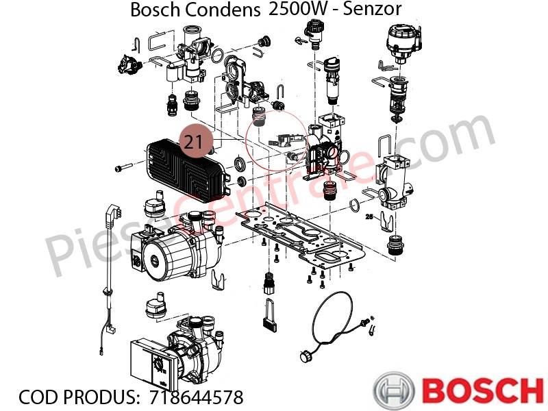 Poza Senzor centrala termica Bosch Condens 2500W