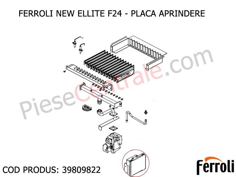 Poza Placa aprindere centrala termica Ferroli New Elite F 24