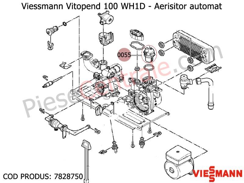 Poza Aerisitor automat centrale termice Viessmann Vitopend 100 WH1D, Vitodens 100 WB1B