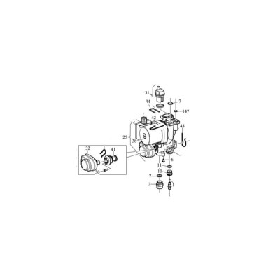 Poza Grup pompa-valva 3 cai centrala termica Immergas Zeus Superior 32 kw. Poza 11567