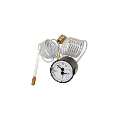 Poza Termomanometru 0-4 bar, 0-200 grade pentru centrala Protherm Ray versiunea 11. Poza 12504