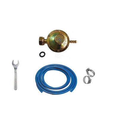 Poza Set racordare butelie GPL Tecnogas cu regulator, furtun 1.5 m, cheie si coliere. Poza 12750