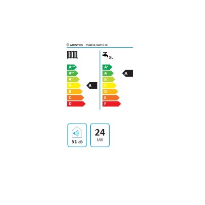 Poza Centrala termica Ariston CARES S 30 kW, condensatie, clasa A, LCD, model nou. Poza 13499