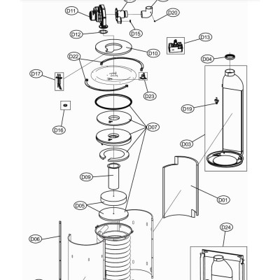 Poza Kit izolatie superioara centrale termice Ferroli Energy Top W 60-70-80-125. Poza 14103