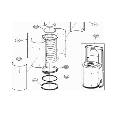 Poza KIT PROF.TEN.FUMI centrale termice Ferroli Energy Top W 60-70-80-125. Poza 14109