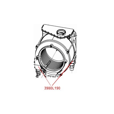 Poza Garnitura tava condens centrale termice Ferroli Bluehelix Pro C, Bluehelix Tech S 45H. Poza 15493