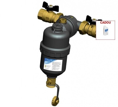 Poza Poza produs Filtru anti-magnetita Salus MD34S MAG Defender cu robineti 3/4 - pentru PPR + produs cadou