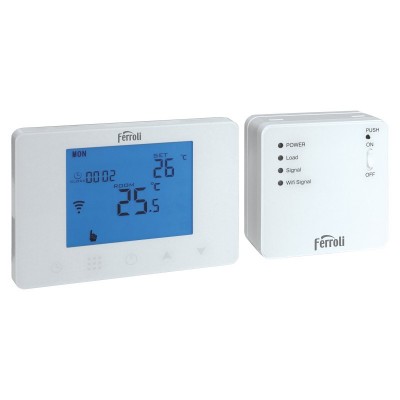 Poza Termostat de ambient programabil fara fir Ferroli FER 309 - WiFi. Poza 18141