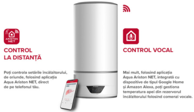 Poza Boiler cu pompa de caldura pentru apa calda menajera Ariston Lydos Hybrid WIFI - 100 Litri. Poza 19104