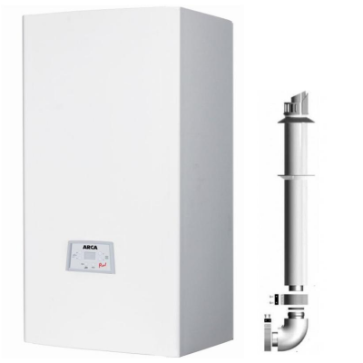 Poza Centrala termica pe gaz conventionala Arca Pixel 29 F, 29 kw, kit evacuare inclus. Poza 19115