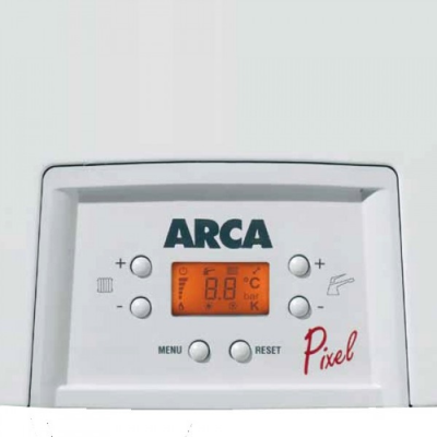 Poza Centrala termica pe gaz conventionala Arca Pixel 29 F, 29 kw, kit evacuare inclus. Poza 19116