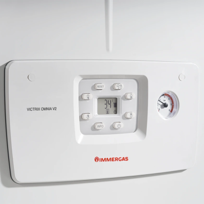 Poza Centrala termica Immergas Victrix Omnia 26 V2, 26 kW, kit evacuare inclus, condensatie, ACM instant. Poza 18982