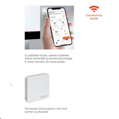 Poza Centrala termica in condensare Viessmann Vitodens 100-W 19 kW, numai incalzire tip B1HG, control WIFI, kit de evacuare inclus. Poza 19476