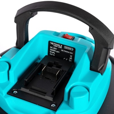 Poza Aspirator de cenusa cu acumulator Detoolz DZ-FX1014-G01, 150W, cu rezervor de 12L si filtru HEPA. Poza 19701