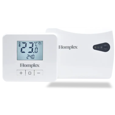 Poza Termostat de ambient neprogramabil Homplex Evo X RF cu radiofrecventa(wireless). Poza 19733