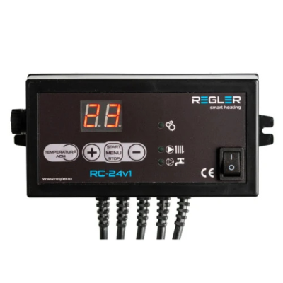 Poza Controler 2 pompe Regler RC 24v1, comanda pompa IC si pompa ACM, alternativ pompa BY-PASS. Poza 19777