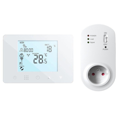 Poza Termostat ambient Auraton Orion 230V SET, fara fir, programabil, control prin internet Tuya Smart. Poza 20126
