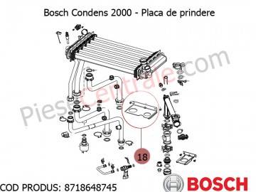 Poza Placa de prindere centrala termica Bosch Condens 2000