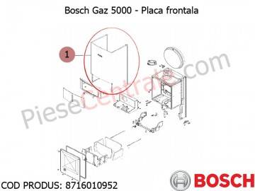 Poza Placa frontala centrala termica Bosch Gaz 5000