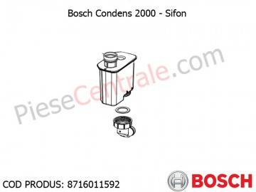 Poza Sifon centrala termica Bosch Condens 2000, Buderus Logamax Plus