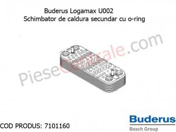 Poza Schimbator secundar centrala termica Buderus Logamax U002