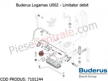 Poza Limitator debit centrala termica Buderus Logamax U002