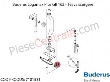 Poza Teava scurgere centrala termica Buderus Logamax Plus GB 162, Bosch Condens 5000W