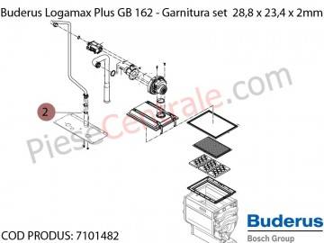 Poza Garnitura set 28,8 x 23,4 x 2mm centrala termica Buderus Logamax Plus GB 162