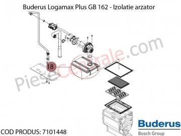 Poza Izolatie arzator centrala termica Buderus Logamax Plus GB 162, Bosch Condens 5000W