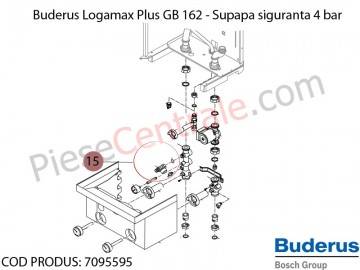 Poza Supapa siguranta 4 bar centrala termica Buderus Logamax Plus GB 162, Bosch Condens 5000W