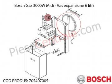 Poza Vas expansiune 6 litri centrala termica Bosch Gaz 3000W Midi