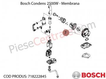 Poza Membrana centrala termica Bosch Condens 2500W