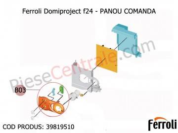 Poza Panou comanda centrala termica Ferroli Domiproject