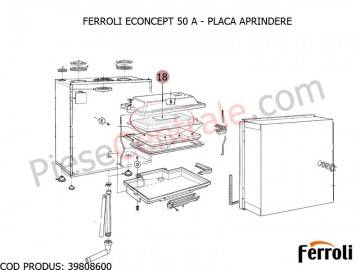 Poza Placa aprindere pentru centrala Ferroli Econcept 50 A