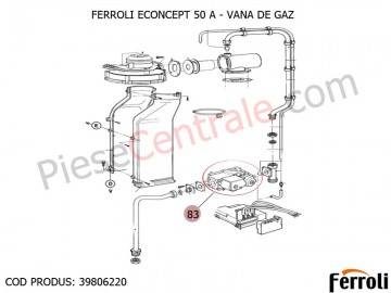 Poza Vana de gaz centrala Ferroli Econcept 50 A