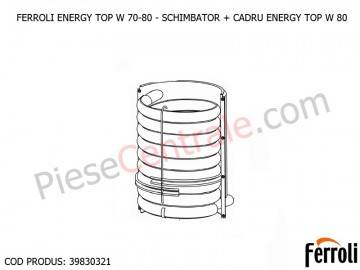 Poza Schimbator de caldura plus cadru centrale termice Ferroli Energy Top W 70-80