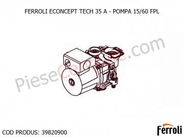 Poza Pompa 15/60 FPL centrala termica Ferroli Econcept Tech