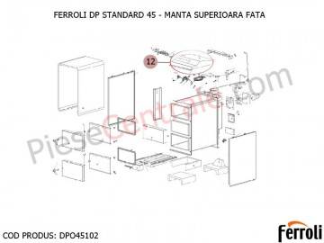 Poza Termostat fum 0-300 grade celsius centrala pe lemne Ferroli DP Standard