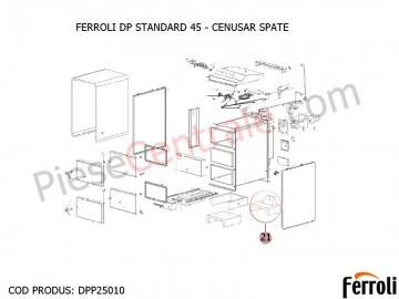 Poza  Cenusar spate centrala pe lemne Ferroli DP Standard