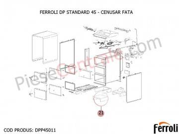 Poza Cenusar fata centrala pe lemne Ferroli DP Standard