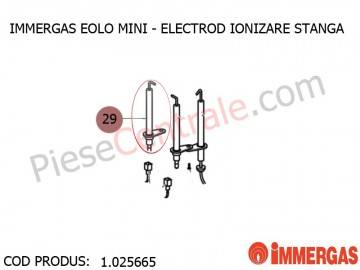 Poza Electrod ionzare stanga centrala termica Immergas Eolo Mini